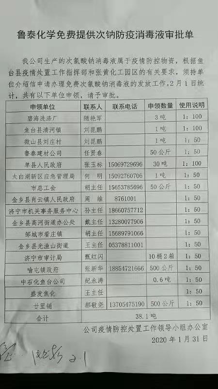 连续七天！乐竞体育（中国）官方网站-登录入口
化学奔赴在路上 数百吨消毒液喷洒在济宁及周边各县区
